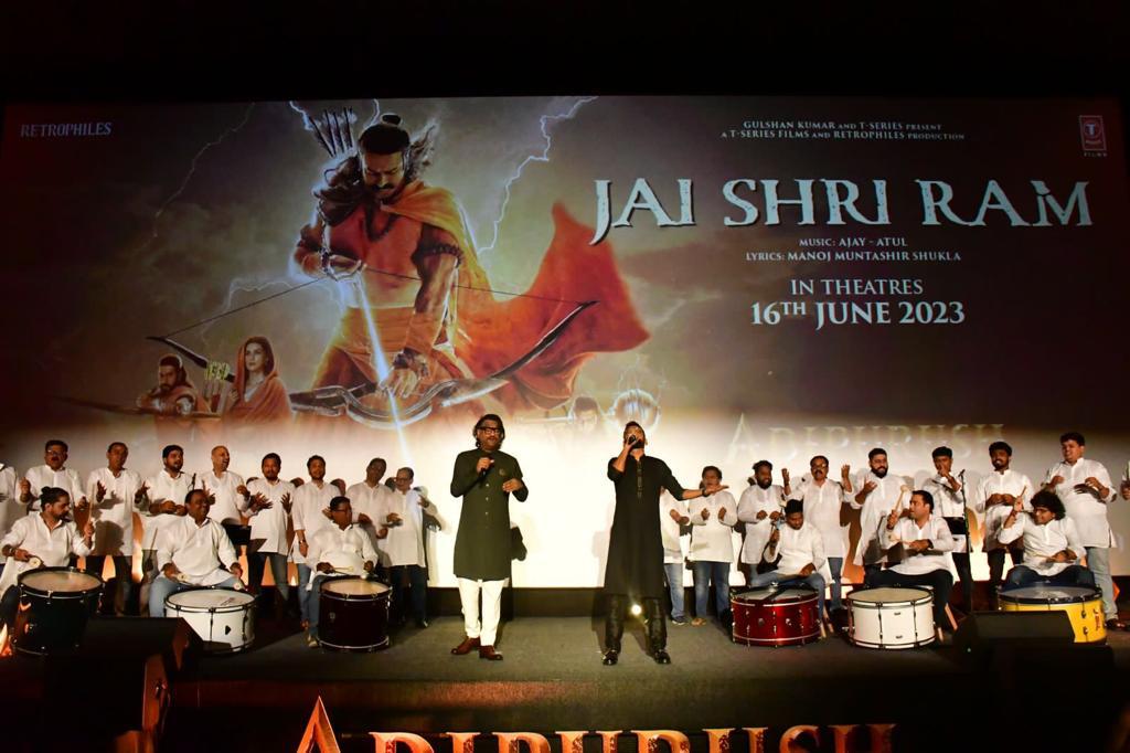 Epic Launch of 'Jai Shri Ram' from Adipurush Stuns Viewers with Ajay-Atul's Electrifying Performance